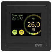 Термостат электронный программируемый с голосовым управлением IQ THERMOSTAT SMART HEAT WiFi (черный)