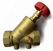 Клапан балансировочный STRÖMAX-R 11/2" с наклонным шпинделем Herz /411765/