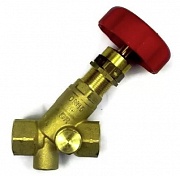Клапан балансировочный STRÖMAX-R  1/2" с наклонным шпинделем Herz /411761/