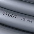Труба STOUT PEX-A 25х3,5 (сшит. полиэтилен с кисл. сл., серая) (бухта 50м) /SPX-0001-002535/
