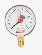 Манометр ROMMER  4 бар радиальный Корпус Dn 63 мм 1/4" кл.2.5 /RIM-0008-630408 /