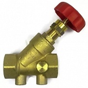 Клапан балансировочный STRÖMAX-R 1" с наклонным шпинделем Herz /411763/