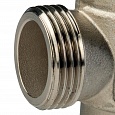Клапан термостатический смесительный для отоп. и ГВС STOUT 1 НР 35-60С KV1,6 никель /SVM 0020-166025