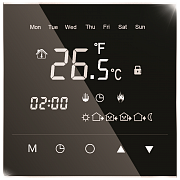 Терморегулятор программируемый  IQ THERMOSTAT BLACK DIAMOND (сенсорный дисплей)