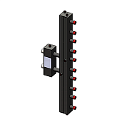 Гидроразделитель с коллектором вертикальный, до 70 кВт 5 контуров  (GR493200 1005)