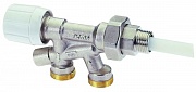 Узел терморегулирующий 1-трубный 1/2"(привод 28х1,5 фитинг 24х1,5) ICMA 81891AD06  /арт. 891/