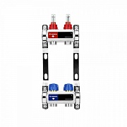 Коллекторная группа с расходомерами Varmega  ВР 1"  2 контура 3/4" EK, нерж. сталь/VM15102/