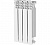 Радиатор "НРЗ" алюминиевый ЛЮКС 500 /100  4 секции Радиатор "НРЗ" алюминиевый ЛЮКС 500 /100  4 секции
